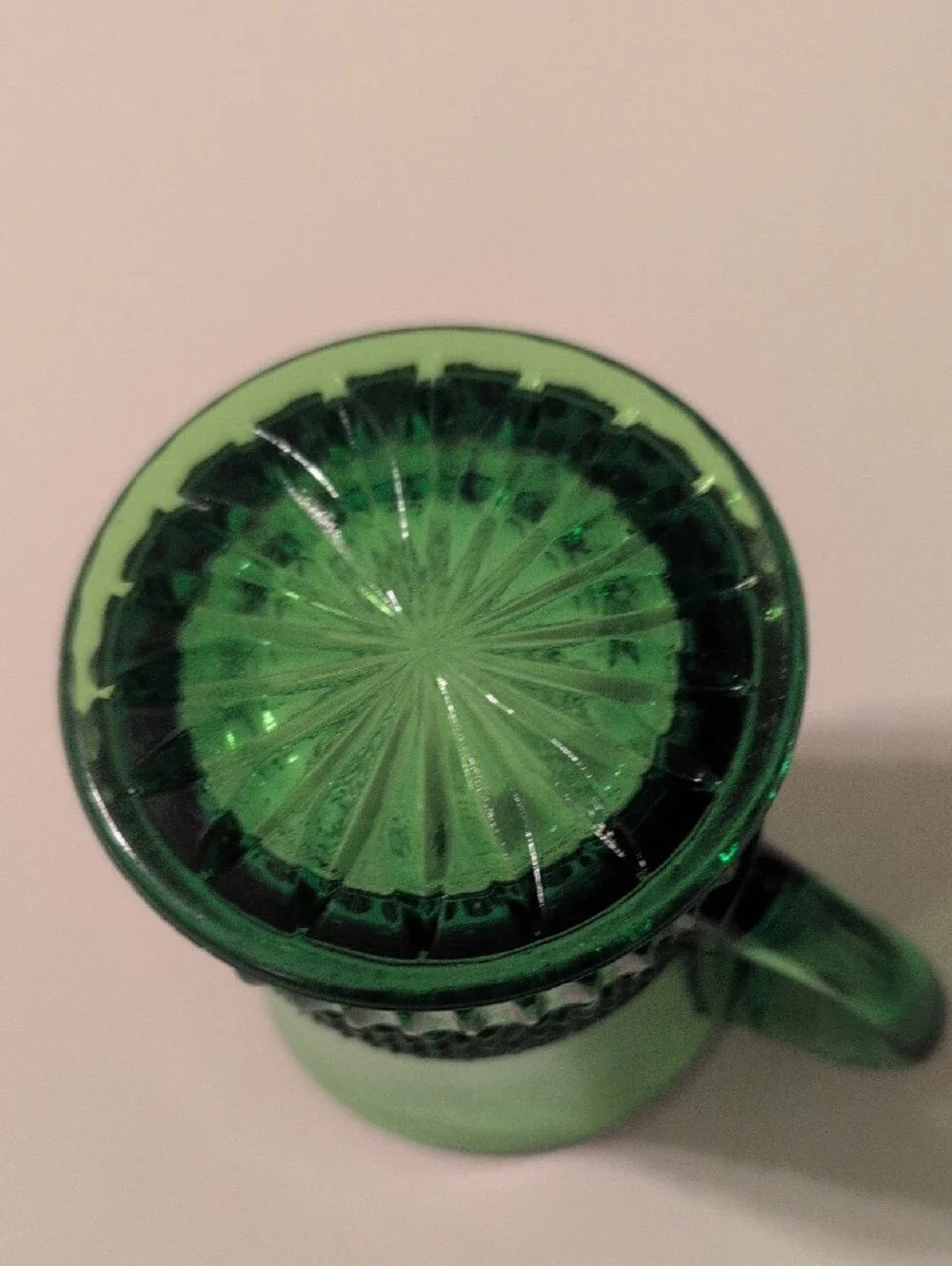Early American Pattern Souvenir Glass, Atlantic City Circa 1905